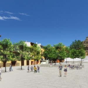 Rehabilitación urbana-Plaza del Olivo(Calatayud)